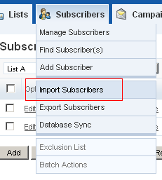 Importing Your Email Address Book as Subscribers 1