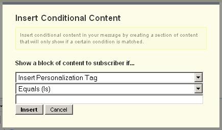 Supplying Conditional Content 2